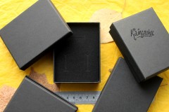 Коробочка подарочная черная 70х90 мм, 1 шт Коробочка подарочная черная 70х90 мм, 1 шт