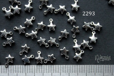 Подвеска "Звездочка" 5,5 мм, №2293, 1 шт