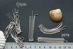 Подвеска с цепочками 65 мм №2078, 1 шт Подвеска с цепочками 65 мм №2078, 1 шт