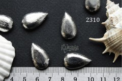 Бусина с тремя отверстиями "капля" 13х22 мм, №2310, 1 шт Бусина с тремя отверстиями "капля" 13х22 мм, №2310, 1 шт
