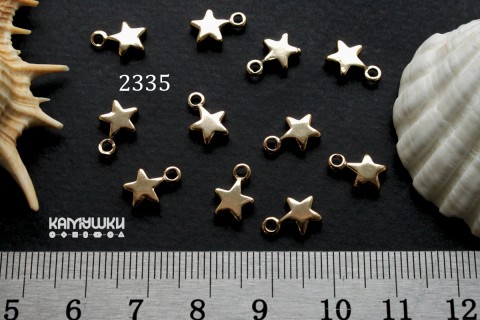 Подвеска "Звездочка" 6,5 мм, №2335, 1 шт