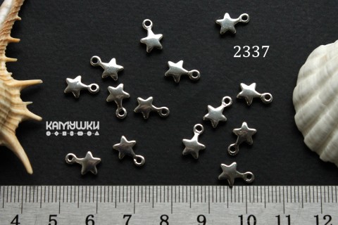 Подвеска "Звездочка" 6,5 мм, №2337, 1 шт