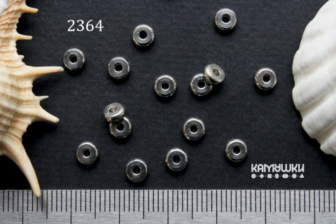 Рондель гладкий, сталь, 2х5 мм, №2364S-0920, 1шт