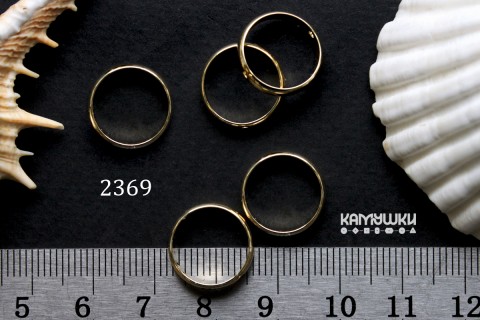 Коннектор "рамка для бусины" 3х14 мм, №2369, 1 шт