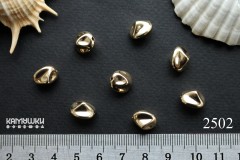 Бусина средняя "фриформ" 11х9 мм, №2502, 1 шт