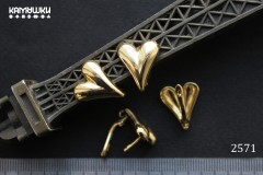Швензы с английским замочком "Объемное сердце" 15х18 мм №2571, 1 пара Швензы с английским замочком "Объемное сердце" 15х18 мм №2571, 1 пара