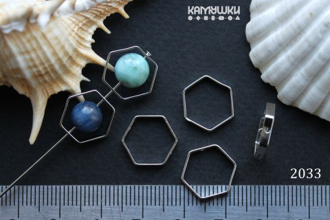 Коннектор "шестигранник", 12х13 мм №2033, 1 шт