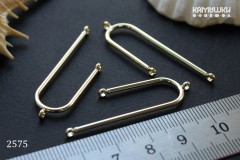 Коннектор крючок, 12х40 мм" №2575, 1 шт Коннектор крючок, 12х40 мм" №2575, 1 шт