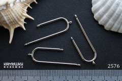 Коннектор крючок, 12х40 мм" №2576, 1 шт