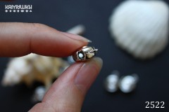 Подвеска  3D, "Ракушка круглая", 10 мм, №2522, 1 шт