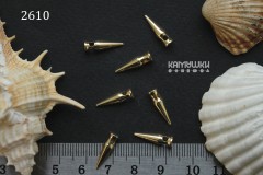 Подвеска "шип зауженный" 4х15 мм №2610, 1 шт