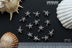 Подвеска "морская звезда" 8 мм, № 2712-0920, 1 шт