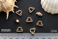 Подвеска зодиак "Весы", 8х10 мм, №2548, 1 шт Подвеска зодиак "Весы", 8х10 мм, №2548, 1 шт