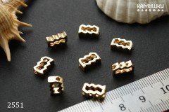 Подвеска зодиак "Водолей", 6х10 мм, №2551, 1 шт