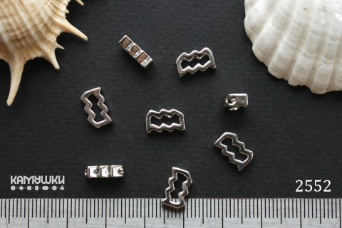 Подвеска зодиак "Водолей", 6х10 мм, №2552, 1 шт