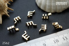 Подвеска зодиак "Скорпион", 6х10 мм, №2562, 1 шт