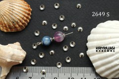Шапочка гладкая 4 мм сталь, №2649S-0920, 1 шт