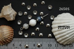 Шапочка гладкая 6 мм сталь, №2650S-0920, 1 шт
