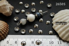 Шапочка гладкая 6 мм сталь, №2650S-0920, 1 шт