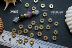 Бусина-рондель "гладкий" 1х6 мм, №2905, 1 шт