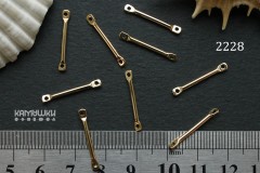 Коннектор цилиндрический "палочка 20 мм" №2228, 1 шт Коннектор цилиндрический "палочка 20 мм" №2228, 1 шт