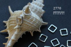 Коннектор "квадратик" 6 мм, №2770-4, 1 шт Коннектор "квадратик" 6 мм, №2770-4, 1 шт