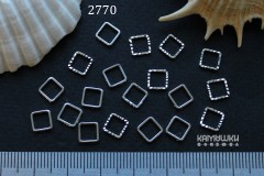 Коннектор "квадратик" 6 мм, №2770-4, 1 шт Коннектор "квадратик" 6 мм, №2770-4, 1 шт