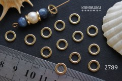 Коннектор "кольцо 1,5х8 мм" №2789, 1 шт Коннектор "кольцо 1,5х8 мм" №2789, 1 шт