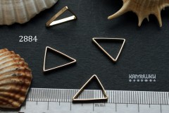 Коннектор-рамка "треугольник" 12х15 мм №2884, 1 шт