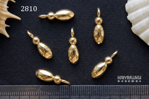 Подвеска объемные буквы, "I", 6х14 мм, №2810, 1 шт