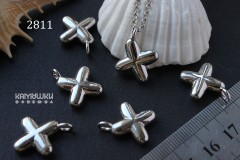 Подвеска объемные буквы, "X", 18х18 мм, №2811, 1 шт Подвеска объемные буквы, "X", 18х18 мм, №2811, 1 шт