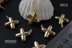 Подвеска объемные буквы, "X", 18х18 мм, №2812, 1 шт Подвеска объемные буквы, "X", 18х18 мм, №2812, 1 шт