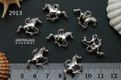 Подвеска 3D "фигурка лошади", 14х20 мм, №2913-0920, 1 шт