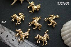 Подвеска 3D "фигурка лошади", 11х18 мм, №2926-0920, 1 шт