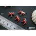 Подвеска 3D "фигурка лошади", с красной эмалью, 12х13 мм, №2928-0920, 1 шт