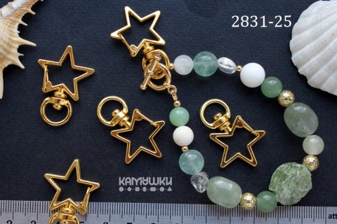 Застежка-карабин "звезда" №2831-25, 1 шт