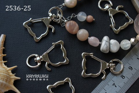 Застежка-карабин "кошка" №2836-25, 1 шт
