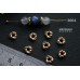 Бусина-рондель "витое кольцо" с фианитами, №3004, 1 шт