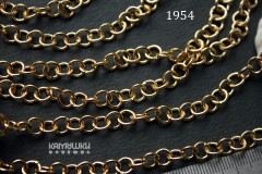 Цепь средняя "кольцо 6 мм" №1954, отрезок 50 см