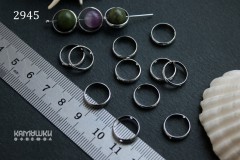 Коннектор "рамка для бусины" 2х12 мм, №2945, 1 шт Коннектор "рамка для бусины" 2х12 мм, №2945, 1 шт