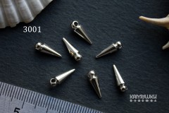 Подвеска "шип" 4х12 мм № 3001, 1 шт