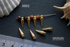 Подвеска "шип" 4х12 мм № 3002, 1 шт
