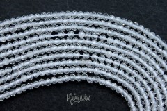 Горный хрусталь, шар граненый 2 мм, набор 9,5 см Горный хрусталь, шар граненый 2 мм, набор 9,5 см
