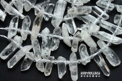 Горный хрусталь, кристаллы 20-35 мм, набор 9,5 см