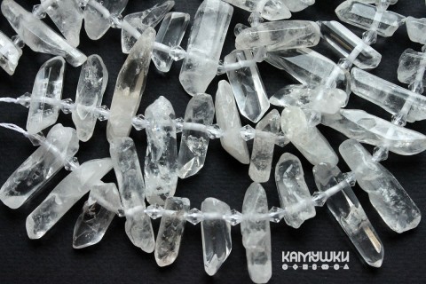 Горный хрусталь, кристаллы 20-35 мм, набор 9,5 см