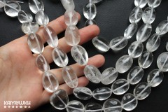 Горный хрусталь, галтовка 18-25 мм, набор 9 см Горный хрусталь, галтовка 18-25 мм, набор 9 см