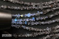 Горный хрусталь, двухголовые кристаллы с включениями, мелкие, набор 9,5 см Горный хрусталь, двухголовые кристаллы с включениями, мелкие, набор 9,5 см