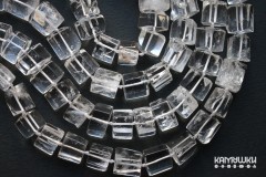 Горный хрусталь, кусочки граненые прямоугольные крупные, набор 9 см Горный хрусталь, кусочки граненые прямоугольные крупные, набор 9 см