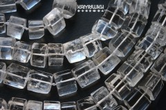 Горный хрусталь, кусочки граненые прямоугольные крупные, набор 9 см Горный хрусталь, кусочки граненые прямоугольные крупные, набор 9 см