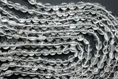 Горный хрусталь, галтовка 9x13 мм, набор 9 см